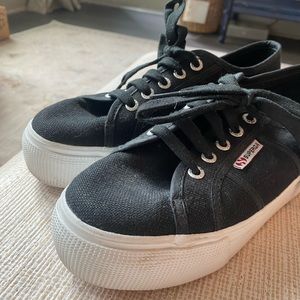 Superga 2790 ACOTW Black White Size 8